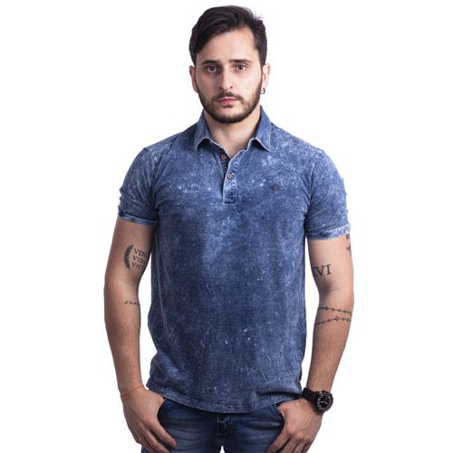 camiseta polo jeans